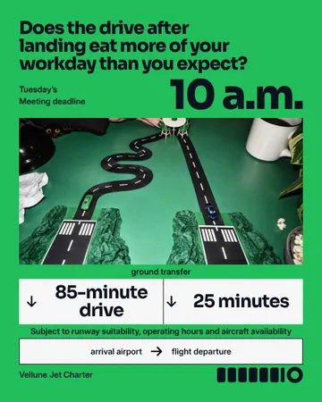 Two Drives One Deadline: a single post template from the Template Foundry, on a sample brand