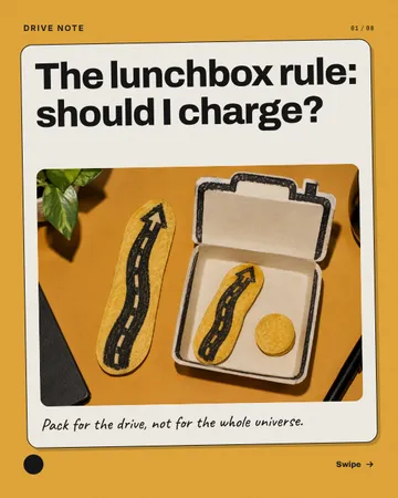 Pack the Route Lunchbox: a carousel template from the Template Foundry, on a sample brand