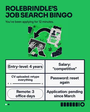 Return Loop Bingo: a single post template from the Template Foundry, on a sample brand