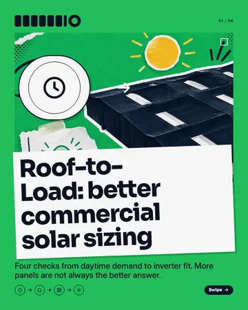 Roof Is Not Brief: a carousel template from the Template Foundry, on a sample brand