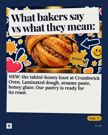 Fresh From the Roast Tray: a carousel template from the Template Foundry, on a sample brand