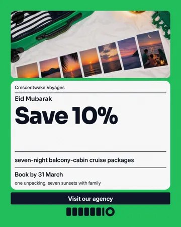 Family Break Offer Note: a single post template from the Template Foundry, on a sample brand