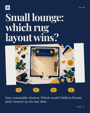 Four Floor Votes: a carousel template from the Template Foundry, on a sample brand