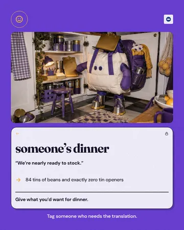 Cupboard Confession: a single post template from the Template Foundry, on a sample brand