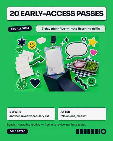 Access Badge Sticker Canopy: a single post template from the Template Foundry, on a sample brand