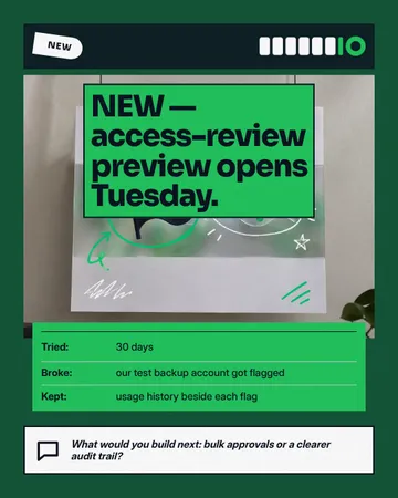 Clipped Preview Poster: a single post template from the Template Foundry, on a sample brand