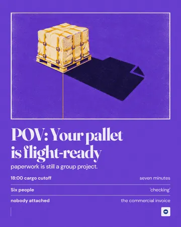 Ready Freight, Empty Shadow: a single post template from the Template Foundry, on a sample brand