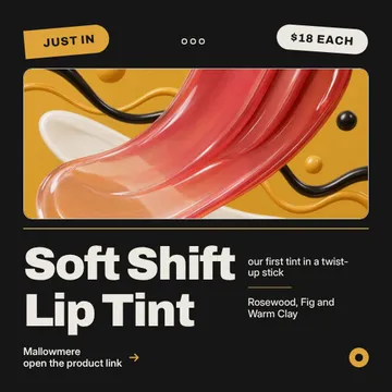 New Arrival Preview Window: a single post template from the Template Foundry, on a sample brand