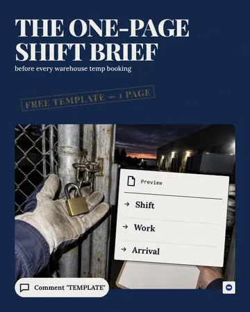 Attachment at the Gate: a single post template from the Template Foundry, on a sample brand