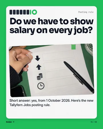 Fill the Pay Label: a carousel template from the Template Foundry, on a sample brand