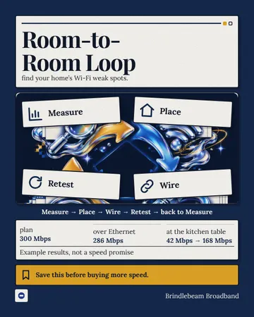 Desktop Test Circuit: a single post template from the Template Foundry, on a sample brand
