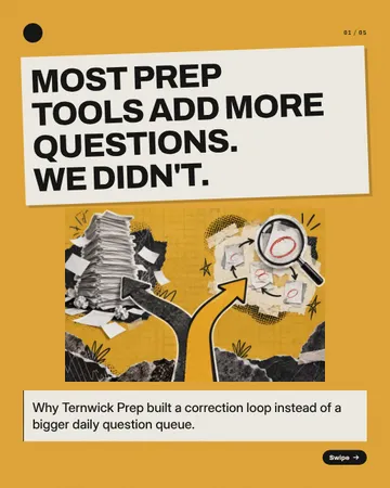 Take the Correction Turn: a carousel template from the Template Foundry, on a sample brand