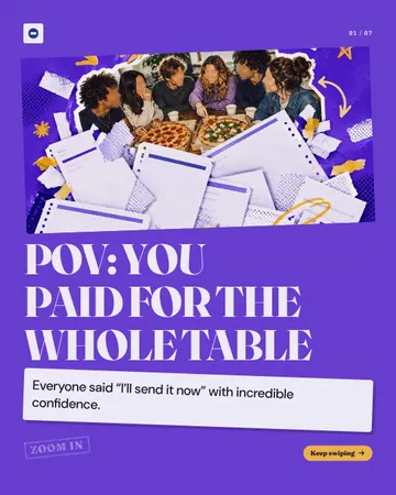 Evidence Dump Takeover: a carousel template from the Template Foundry, on a sample brand