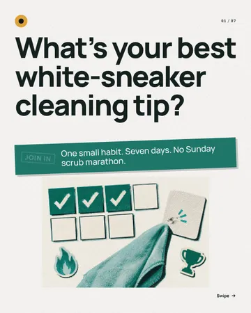 Wipe Week Invitation: a carousel template from the Template Foundry, on a sample brand