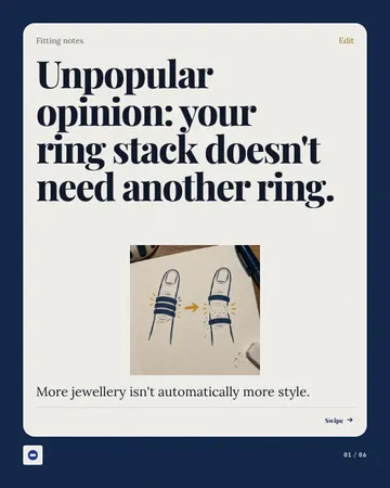 Stack Homework: a carousel template from the Template Foundry, on a sample brand