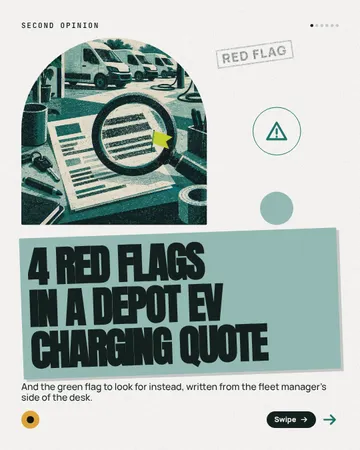 Fine print under the loupe: a carousel template from the Template Foundry, on a sample brand