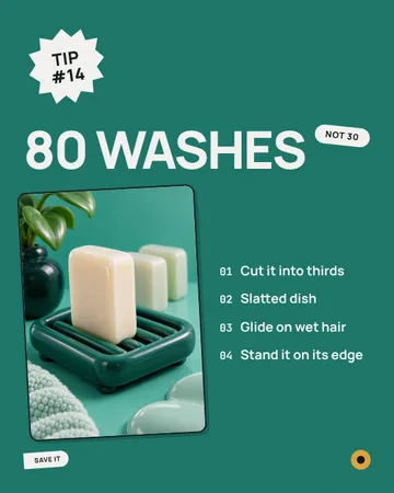 Puffy Tip Sticker Sheet: a single post template from the Template Foundry, on a sample brand