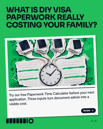 Receipt For Your Time: a carousel template from the Template Foundry, on a sample brand