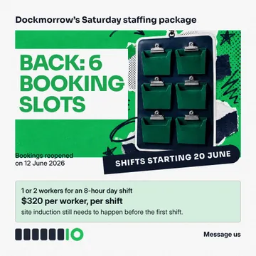 Dangling Capacity Drop: a single post template from the Template Foundry, on a sample brand