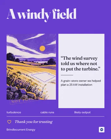 Survey Veto Thank-You: a single post template from the Template Foundry, on a sample brand
