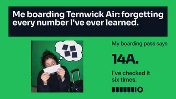 Boarding Memory Game: a single post template from the Template Foundry, on a sample brand
