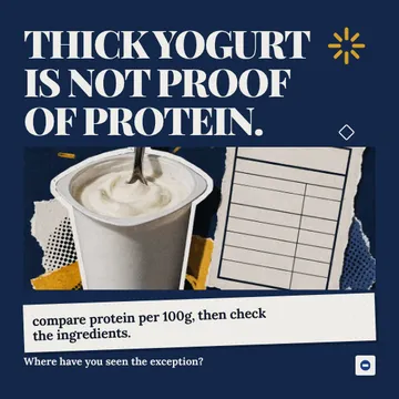 Spoon Test Protest: a single post template from the Template Foundry, on a sample brand