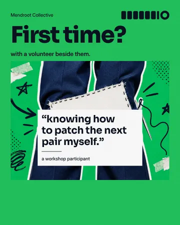 Words On The Patch: a single post template from the Template Foundry, on a sample brand