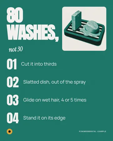 Slat Rack Tip Poster: a single post template from the Template Foundry, on a sample brand