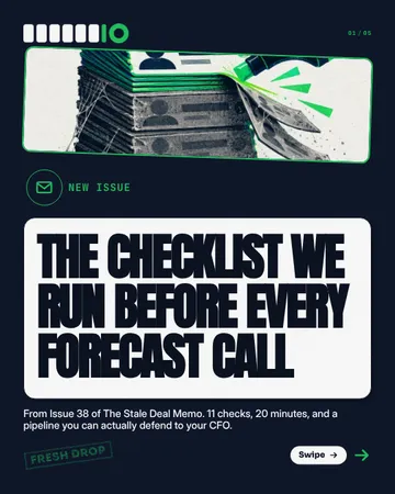 Inbox Drop, Marked Up: a carousel template from the Template Foundry, on a sample brand