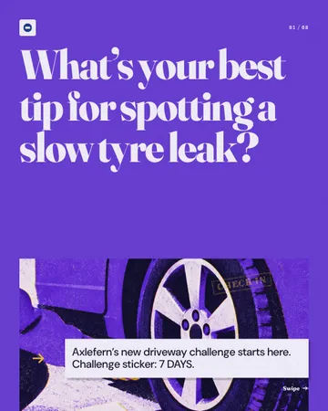 Check Then Speak: a carousel template from the Template Foundry, on a sample brand