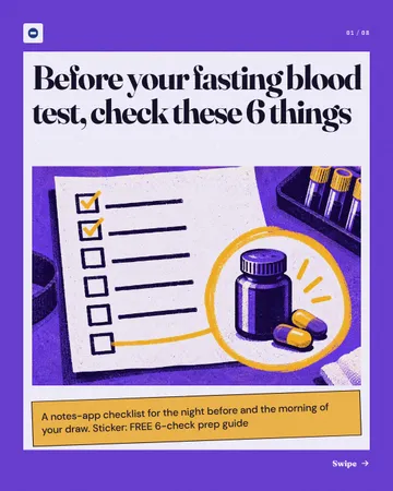 Circled Margin Checklist: a carousel template from the Template Foundry, on a sample brand